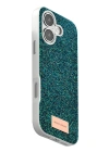 Onegif Apple iPhone 17 Bright Simli Kapak - Koyu Yeşil