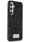 Onegif Samsung Galaxy A05S Bright Simli Kapak - Siyah