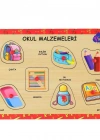 ONY-196-197 Ahşap Tutmalı Okul Malzemeleri
