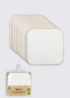 Organik 20x20 10Lu Penye Mendil 90102 Ekru
