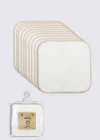 Organik 28x28 10Lu Penye Mendil 90101 Ekru