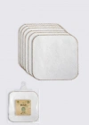 Organik 28x28 6Lı Havlu Mendil 90105 Ekru