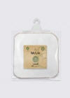 Organik 28x28 6Lı Havlu Mendil 90105 Ekru