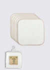 Organik 28x28 6Lı Penye Mendil 90103 Ekru