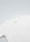 Organik Natural Basic Style Kruvaze Uzun Kol Body BS17102 Beyaz
