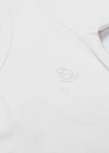 Organik Natural Basic Style Kruvaze Uzun Kol Body BS17102 Beyaz