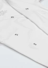 Organik Natural Basic Style Kruvaze Uzun Kol Body BS17102 Beyaz