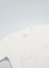 Organik Natural Basic Style Kruvaze Uzun Kol Body BS17102 Ekru