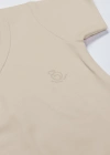Organik Natural Basic Style Kruvaze Yarım Kol Body BS17101 Bej