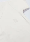 Organik Natural Basic Style Kruvaze Yarım Kol Body BS17101 Ekru