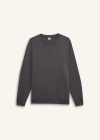 Oversize Geniş Kalıp Bisiklet Yaka Kalın Basic Düz Sweatshirt T5139AZ24AU