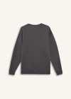 Oversize Geniş Kalıp Bisiklet Yaka Kalın Basic Düz Sweatshirt T5139AZ24AU