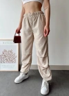Paraşüt pantolon bej