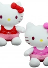 Peluş Hello Kitty Elbiseli Kurdeleli 36 cm