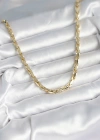 Pirinç Gold Renk 60 cm Zincir Kadın Kolye