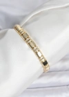 Pirinç Gold Renk Zirkon Taşlı Kadın Bileklik