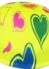 Plastik Neon Desenli UV Işık Parti Şapkası Sarı 1 Adet