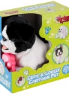 PR66308-25T Tasmalı Yürüyen Peluş Fransız Köpeği