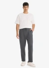 Regular Fit Beli Bağcıklı Düz Paça Cepli Antrasit Erkek Eşofman Altı E7829AX/AR104 Antrasit