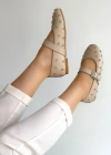 Ritta Bej Cilt Kemerli Babet Ayakkabı