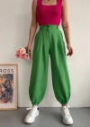 Şalvar pantolon yeşil s23202