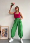 Şalvar pantolon yeşil s23202