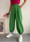 Şalvar pantolon yeşil s23202