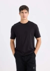 Siyah Erkek T-Shirt V7699AZ/BK81