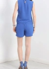 Şortlu Ayrobin takım mavi