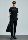 Thınk Modern Grafik T- Shirt Siyah