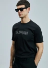 Thınk Modern Grafik T- Shirt Siyah