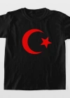 Unisex Çocuk Baskılı T-Shirt - Siyah