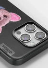 Venco iPhone 16 Pro Max Cute Desenli Kapak - Siyah