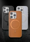 Venco iPhone 16 Pro Puskas Magsafe Kapak - Açık Kahve