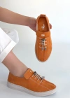 Warte Turuncu Süet Bağcıklı Spor Ayakkabı
