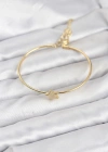 Yıldız Model Gold Renk Kadın Bileklik