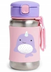 Zoo Pipetli Paslanmaz Çelik Suluk 350 ml Narwhal