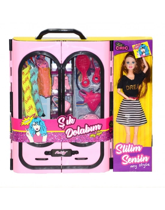 02441  Anlily Bebek ve Elbise Dolabı