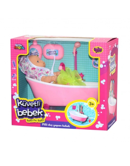 02605  Pilli Küvette Duş Yapan Bebek