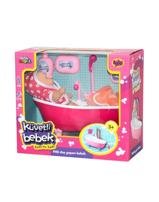 02605  Pilli Küvette Duş Yapan Bebek