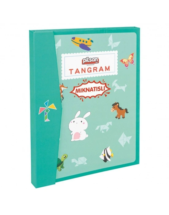03 569 Ahşap Manyetik Tangram -NessiWorld Oyuncak