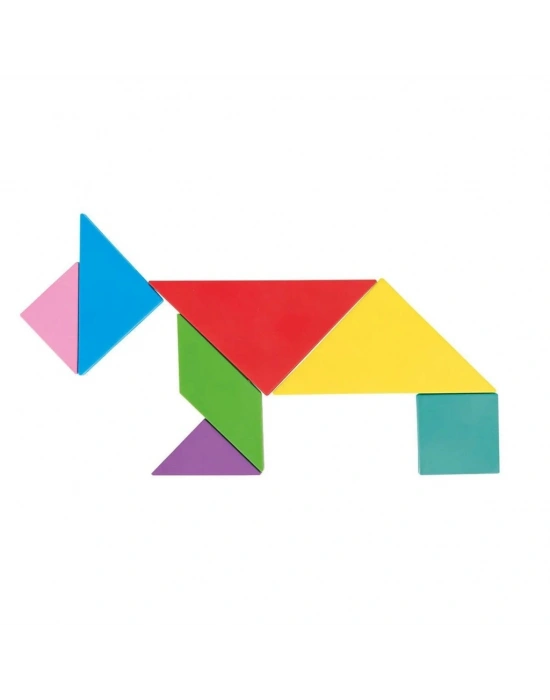 03 569 Ahşap Manyetik Tangram -NessiWorld Oyuncak
