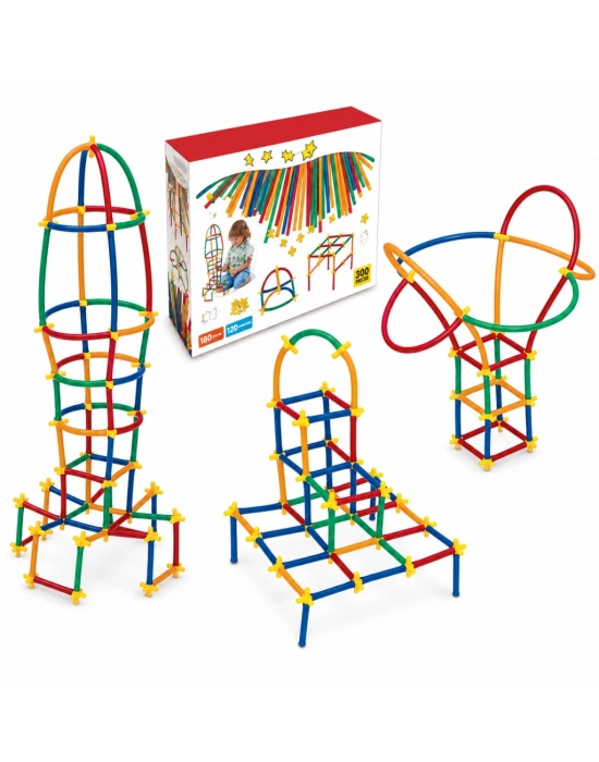 03462 Süper Bambu Çubuklar - 300 Parça / +3 yaş