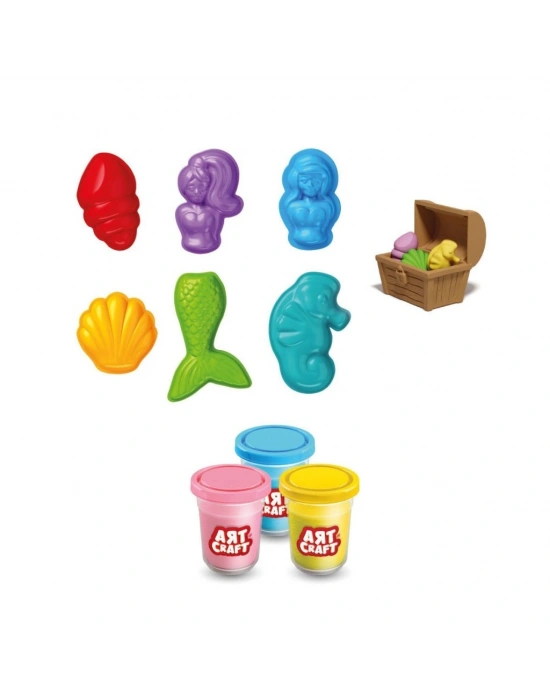 03994 Art Craft Deniz Kızı Hamur Set 168 Gr -Fentoys