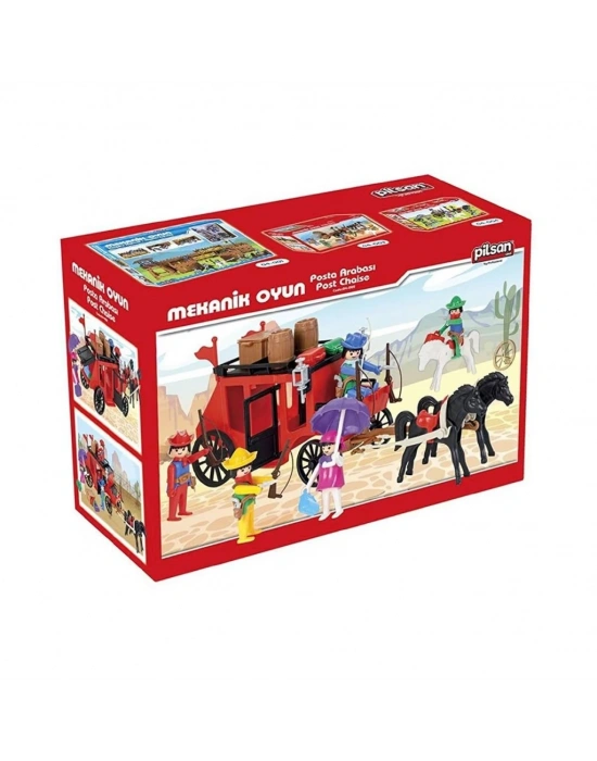 04 002 NessiWorld Mekanik Seri 2 Posta Arabası -NessiWorld Oyuncak