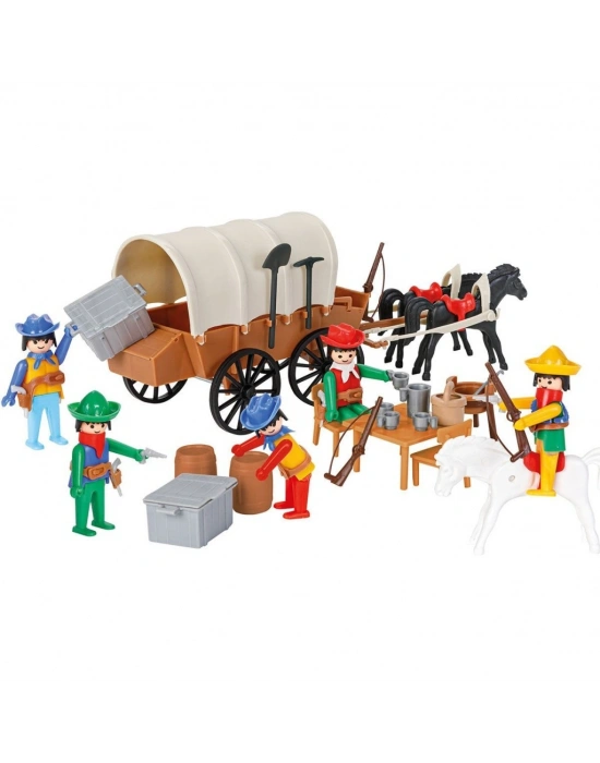 04 003 NessiWorld Mekanik Seri 3 Kovboy Arabası -NessiWorld Oyuncak