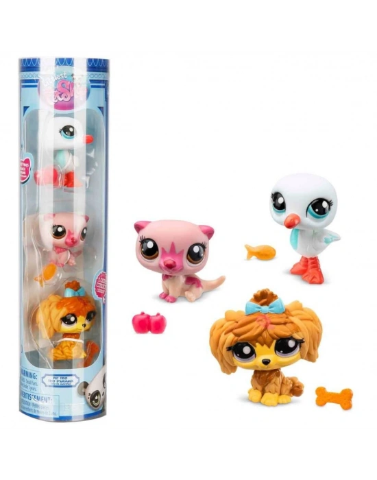 0621 Pet Shop NessiWorldşler 3’lü Figür Seti S2