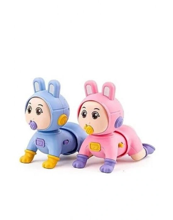 0811-1-100 KUT.PİLLİ EMEKLEYEN BEBEK