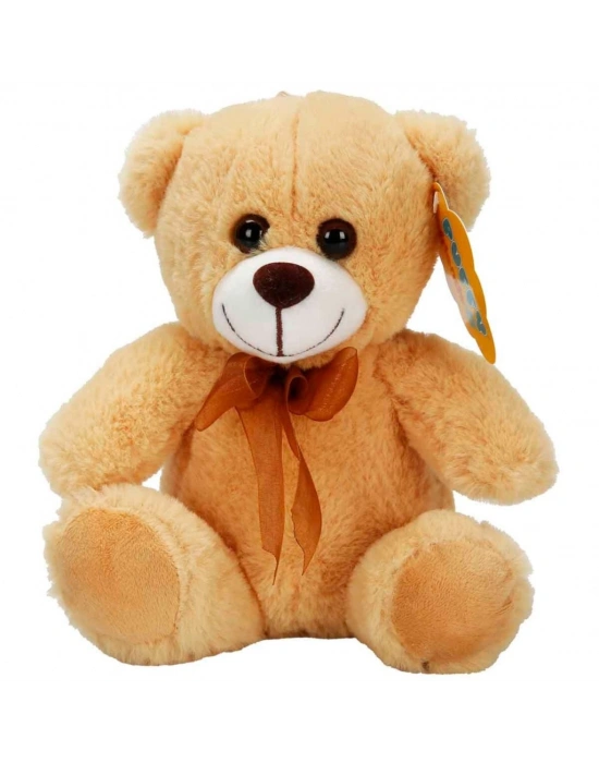 0998 PELUŞ AYI OTURAN KURDELELİ 21CM 2R