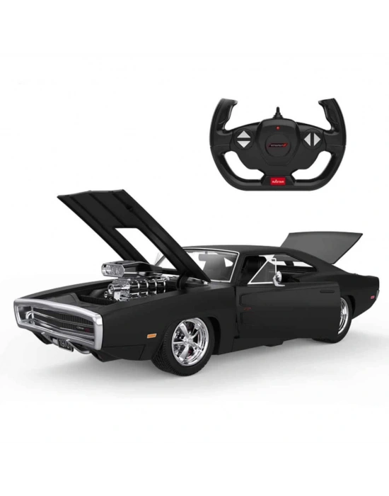 1:16 1970 Dodge Charger R/T Sesli ve Işıklı Uzaktan Kumandalı Araba